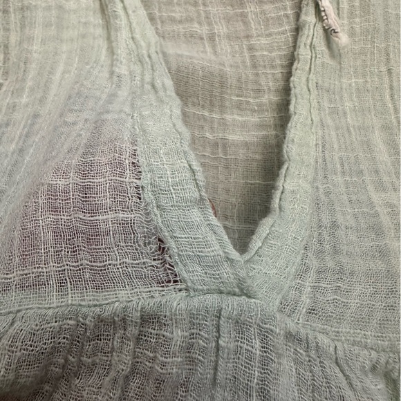 FP ONE Sage Green Muslin Top - Picture 9 of 9